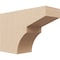 Ekena Millwork 4in. W x 8in. H x 12in. L Monterey Woodgrain TimberThane Rafter Tail, Primed Tan RFTUR04X08X12MONRCPR - alternate 1